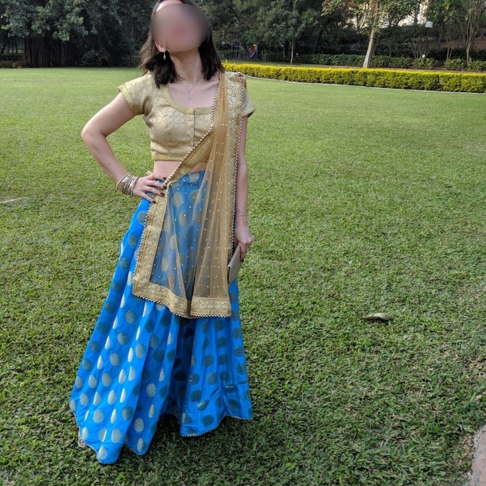 Two beautiful lehengha choli outfits + free accessories